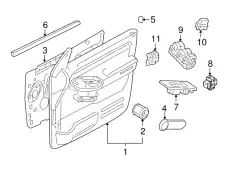 Ручка двери FORD 6L2Z-14524-CAD