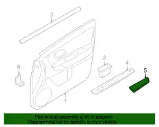 Ручка двери FORD 5E6Z-7824101-AAA