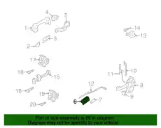 Ручка двери FORD 8L8Z-7822601-BC