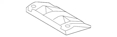 Кронштейн бампера AL3Z-17C947-A FORD