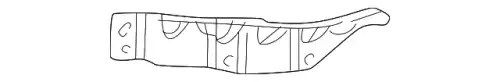 Кронштейн крепления бампера 3W6Z-17B749-AA FORD