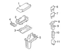 Кронштейн электропроводки 7T4Z-14536-C FORD