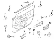 Ручка двери FORD AE5Z-5422634-CC
