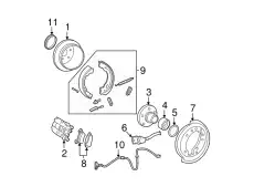 Тормозной диск FORD 1L2Z-2C028-AB ,