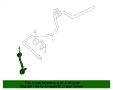 Тяга стабилизатора FORD 5L2Z-5K484-AB