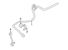 Тяга стабилизатора FORD 5L2Z-5K484-AB
