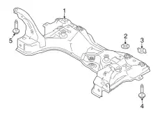 Болт W708476-S442 FORD