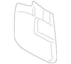 Брызговик 7L7Z-16A550-A FORD