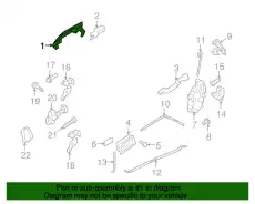 Ручка двери FORD 8S4Z-5422404-BAPTM