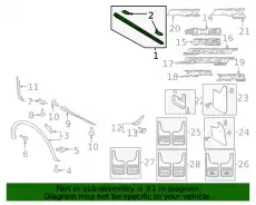 MOULDING FL3Z-84291A41-AA FORD