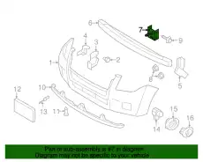 Кронштейн крепления бампера 9L8Z-17B762-A FORD