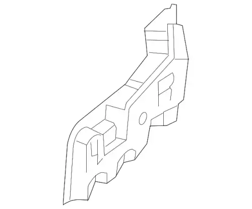 Кронштейн заднего бампера DR3Z-17C947-B FORD