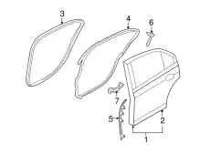 Ручка двери FORD 9E5Z-5425325-B
