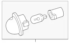 Фонарь габаритный FORD 5G1Z-13550-AA