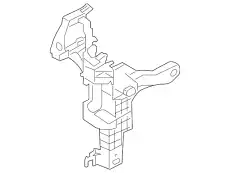 Кронштейн замка двери AE9Z-7443351-A FORD