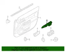 Ручка двери FORD 6E5Z-5422634-AAB