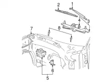 Поводок стеклоочистителя 3L1Z-17526-AA FORD