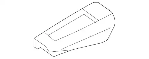 Ручка двери FORD 4C2Z-1522634-AAB