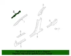 Кронштейн ручки стойки передней 8E5Z-54026A52-A FORD
