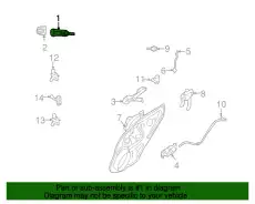 Ручка двери FORD AE5Z-5422404-AA