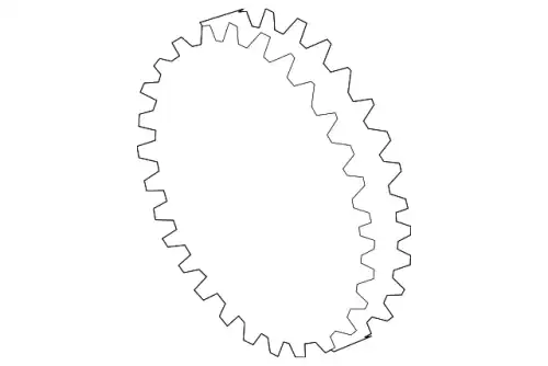 ШЕСТЕРНЯ КОЛЕНВАЛА FOCUS 1,8-2,5 DURATEC 01- 1S7Z-6306-CF FORD