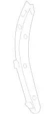 Кронштейн бампера 3W3Z-16019-AB FORD