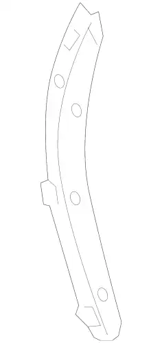 Кронштейн бампера 3W3Z-16019-AB FORD