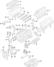 AA5Z-6505-A Клапан выпускной EXPLORER 11- FORD