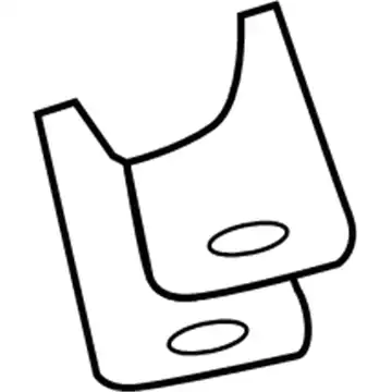 Брызговик 8A2Z-16A550-AA FORD