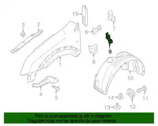 Кронштейн крыла переднего 2T1Z-16061-C FORD