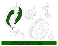 Тормозные колодки дисковые FORD 2U2Z-2V200-FARM