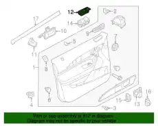 Ручка двери FORD BA1Z14527AA