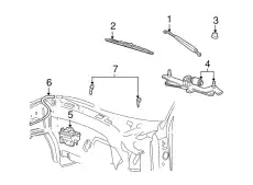 Поводок стеклоочистителя F85Z-17526-AA FORD