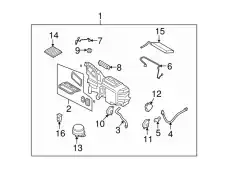 Патрубок отопителя 7T4Z-19D888-A FORD