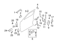 Ручка двери FORD 8A8Z-7426684-A