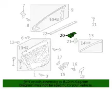 Ручка двери FORD DG1Z-14527-DA