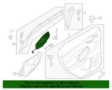 Ручка двери FORD CV6Z-14528-AA