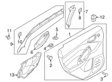Ручка двери FORD CV6Z-14528-AA