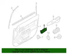 Ручка двери FORD 6H6Z-5422620-AAA