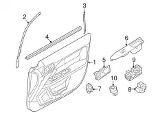 Ручка двери FORD 6H6Z-5422620-AAA