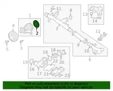 GASKET - WATER PUMP JL3Z-8507-A FORD