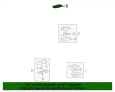 Кронштейн панели потолка 9L3Z-1851536-A FORD
