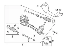 Рулевая тяга FORD G1FZ-3280-A