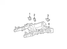 Кронштейн опоры двигателя 5L3Z-6031-AB FORD