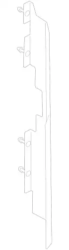 Уплотнитель отопителя 6W1Z-19E572-DA FORD