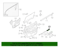 Молдинг обшивки двери AE9Z-7420942-BC FORD