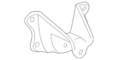 Кронштейн рессоры F2UZ5775C FORD