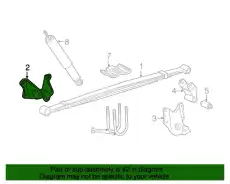 Кронштейн рессоры F2UZ5775C FORD
