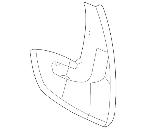 Брызговик 8G1Z-16A550-B FORD