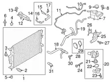 HOSE - WATER DS7Z-8063-A FORD